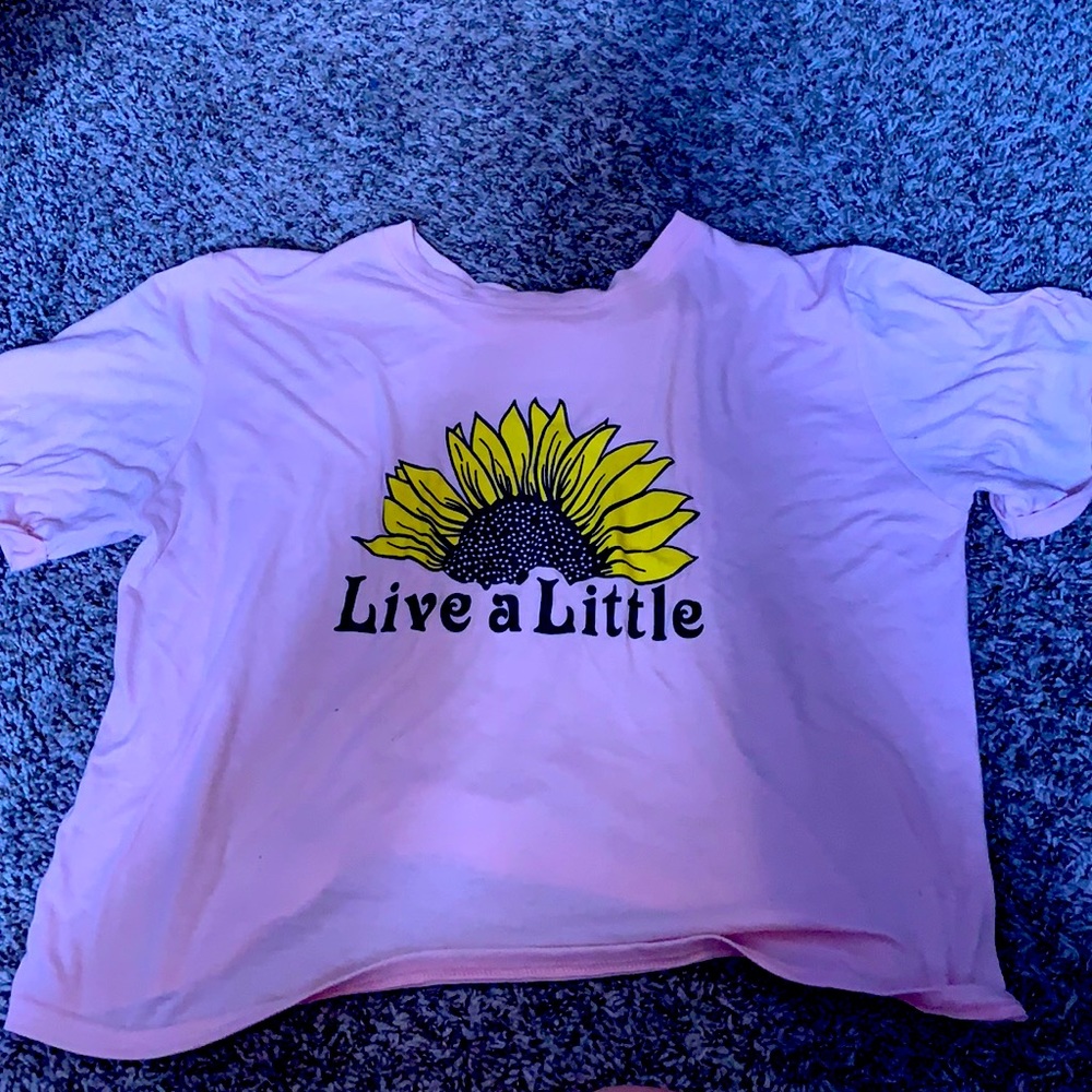 Live A Little Crop Top